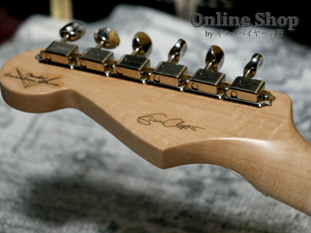 USED 2012 Fender Custom Shop LIMITED EDITON Eric Clapton Stratocaster Daphne Blue
