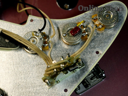 USED 2013 Fender Custom Shop TBC 1960 Stratocaster "Matching Head & 22 Frets " NOS Burgundy Mist Metallic