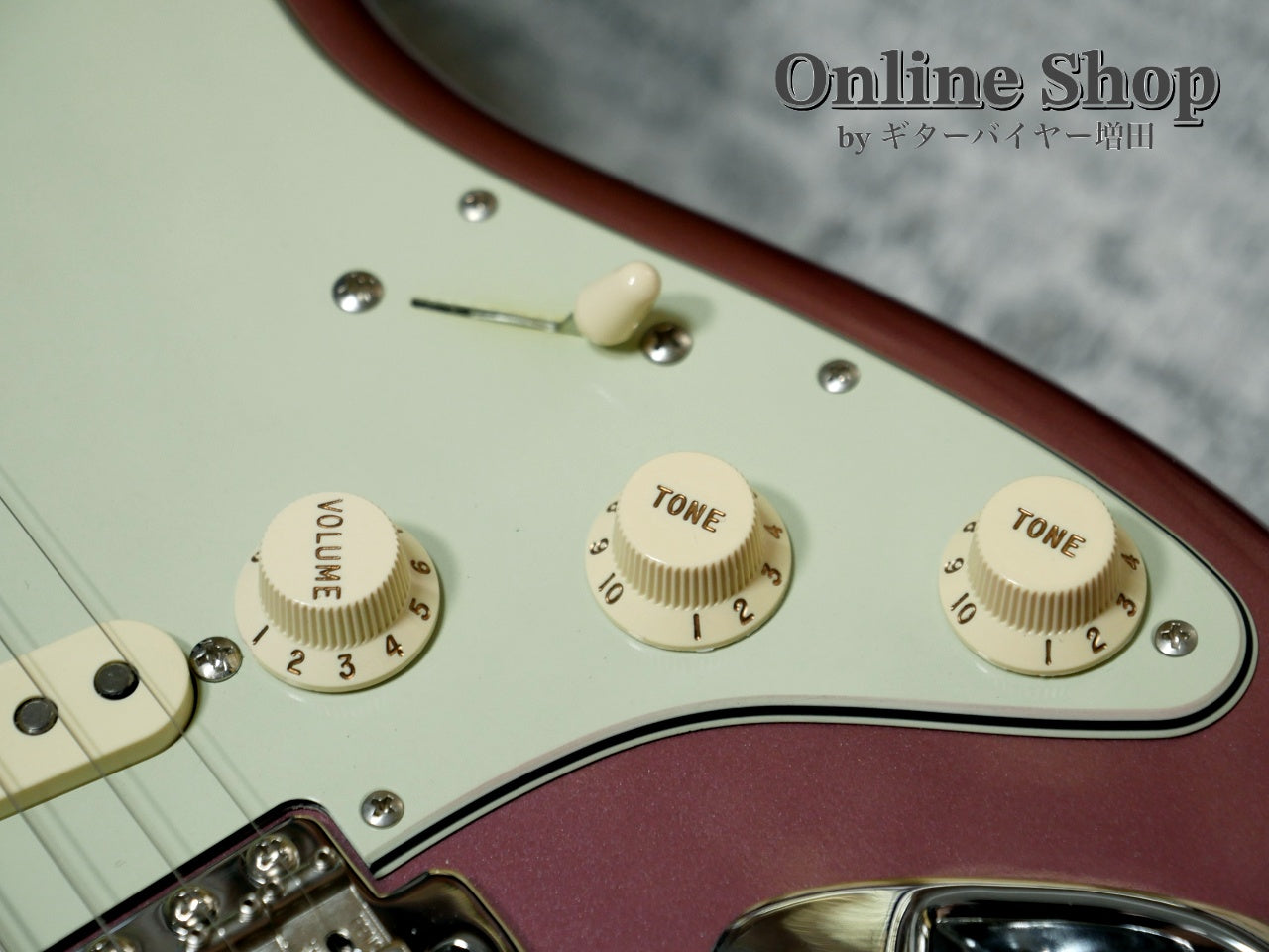 USED 2013 Fender Custom Shop TBC 1960 Stratocaster "Matching Head & 22 Frets " NOS Burgundy Mist Metallic