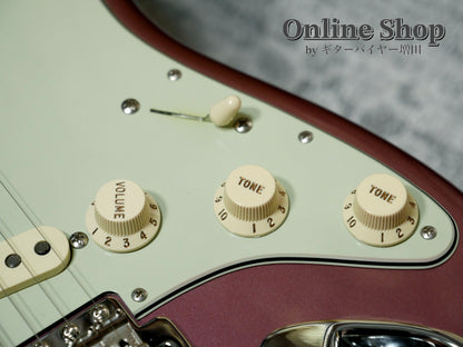 USED 2013 Fender Custom Shop TBC 1960 Stratocaster "Matching Head & 22 Frets " NOS Burgundy Mist Metallic