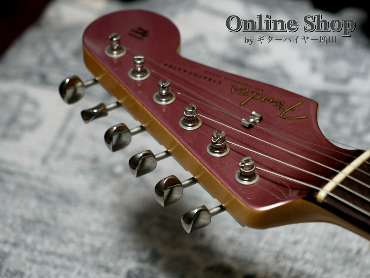 USED 2013 Fender Custom Shop TBC 1960 Stratocaster "Matching Head & 22 Frets " NOS Burgundy Mist Metallic