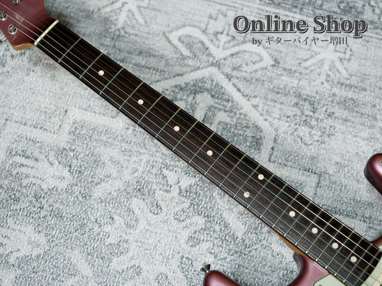 USED 2013 Fender Custom Shop TBC 1960 Stratocaster "Matching Head & 22 Frets " NOS Burgundy Mist Metallic