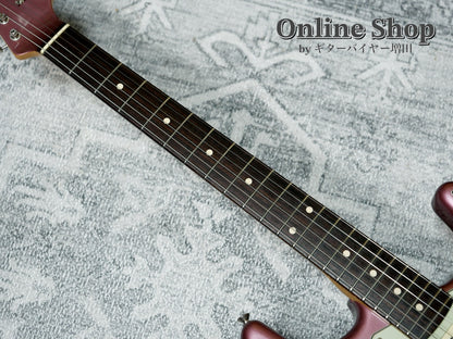 USED 2013 Fender Custom Shop TBC 1960 Stratocaster "Matching Head & 22 Frets " NOS Burgundy Mist Metallic