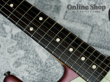 USED 2013 Fender Custom Shop TBC 1960 Stratocaster "Matching Head & 22 Frets " NOS Burgundy Mist Metallic