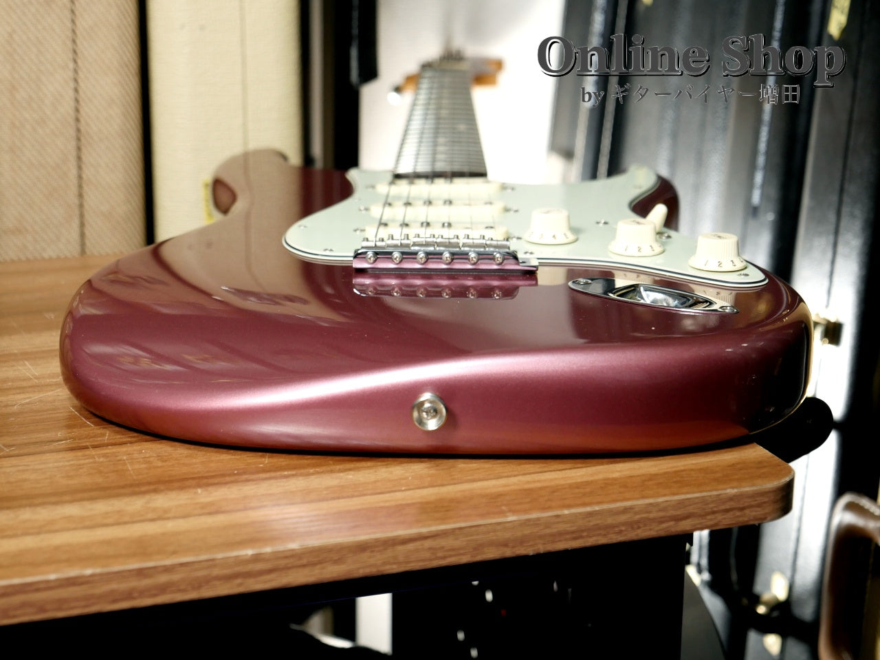 USED 2013 Fender Custom Shop TBC 1960 Stratocaster "Matching Head & 22 Frets " NOS Burgundy Mist Metallic