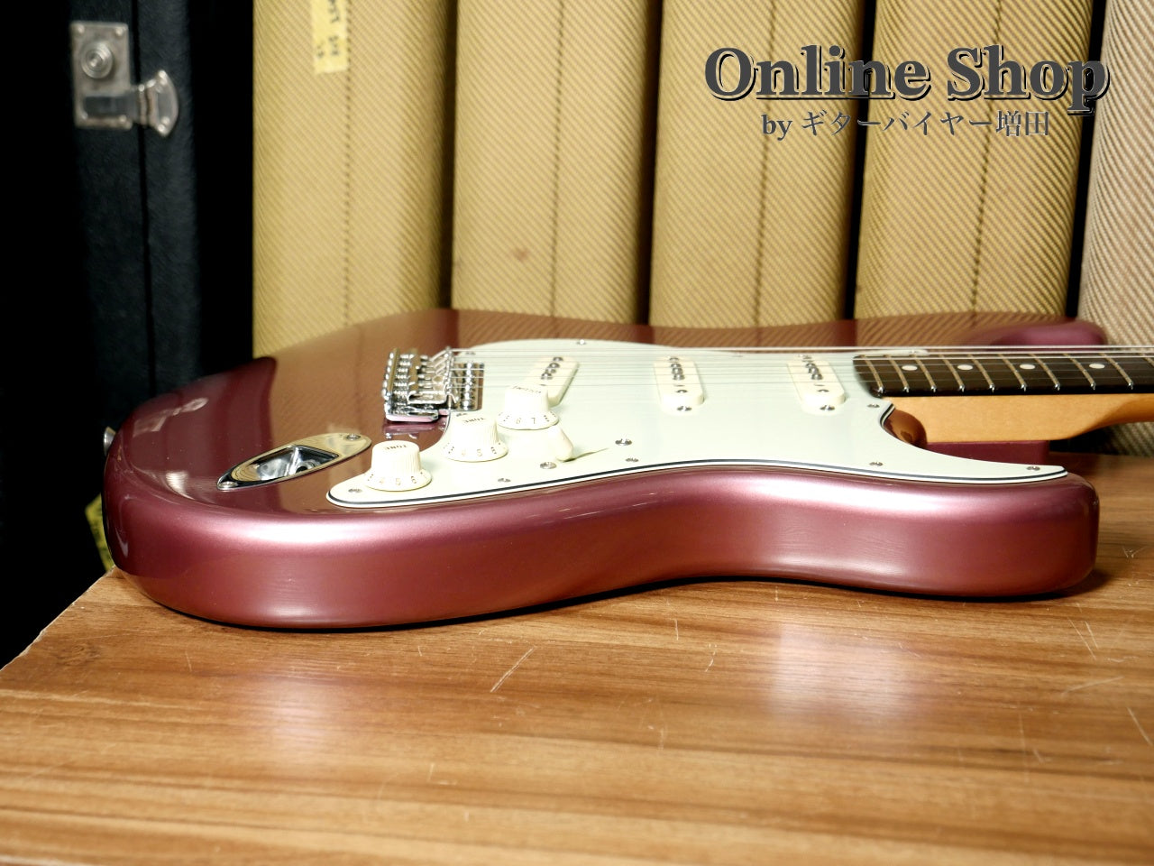 USED 2013 Fender Custom Shop TBC 1960 Stratocaster "Matching Head & 22 Frets " NOS Burgundy Mist Metallic