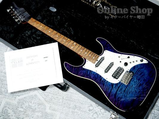 USED 2024 James Tyler USA Studio Elite QMT Blue / Purple Burst