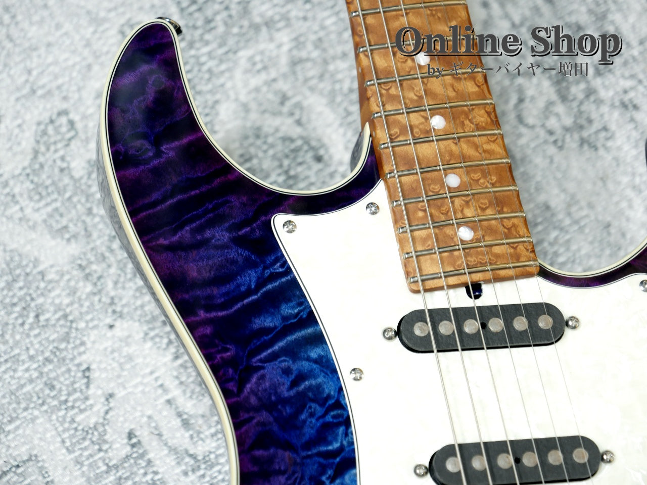 USED 2024 James Tyler USA Studio Elite QMT Blue / Purple Burst