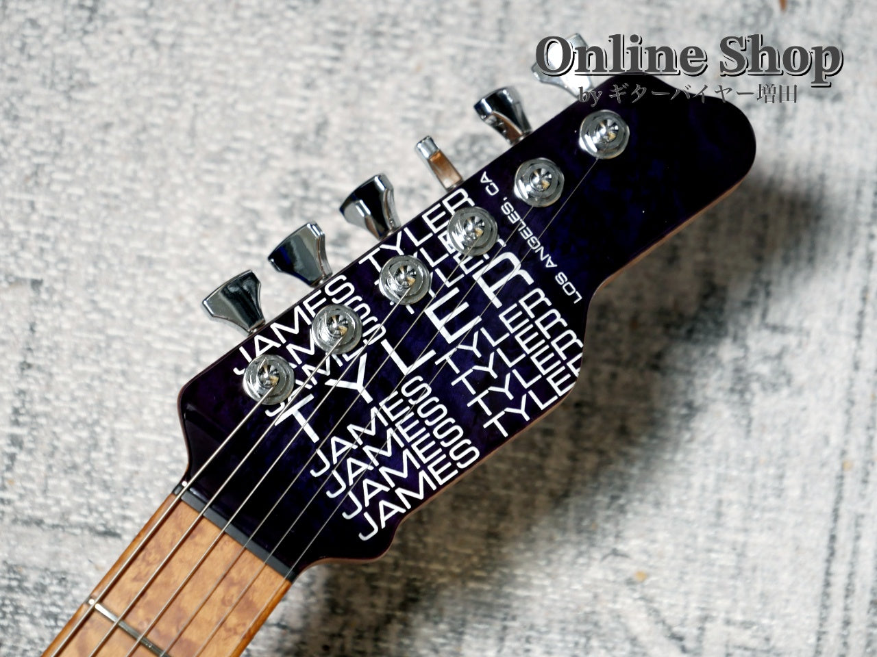 USED 2024 James Tyler USA Studio Elite QMT Blue / Purple Burst