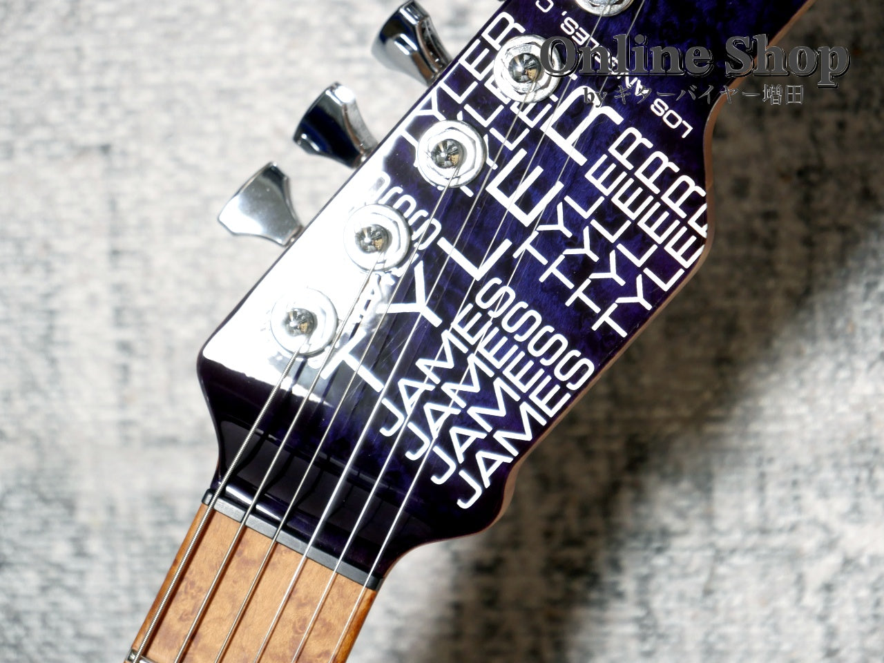 USED 2024 James Tyler USA Studio Elite QMT Blue / Purple Burst