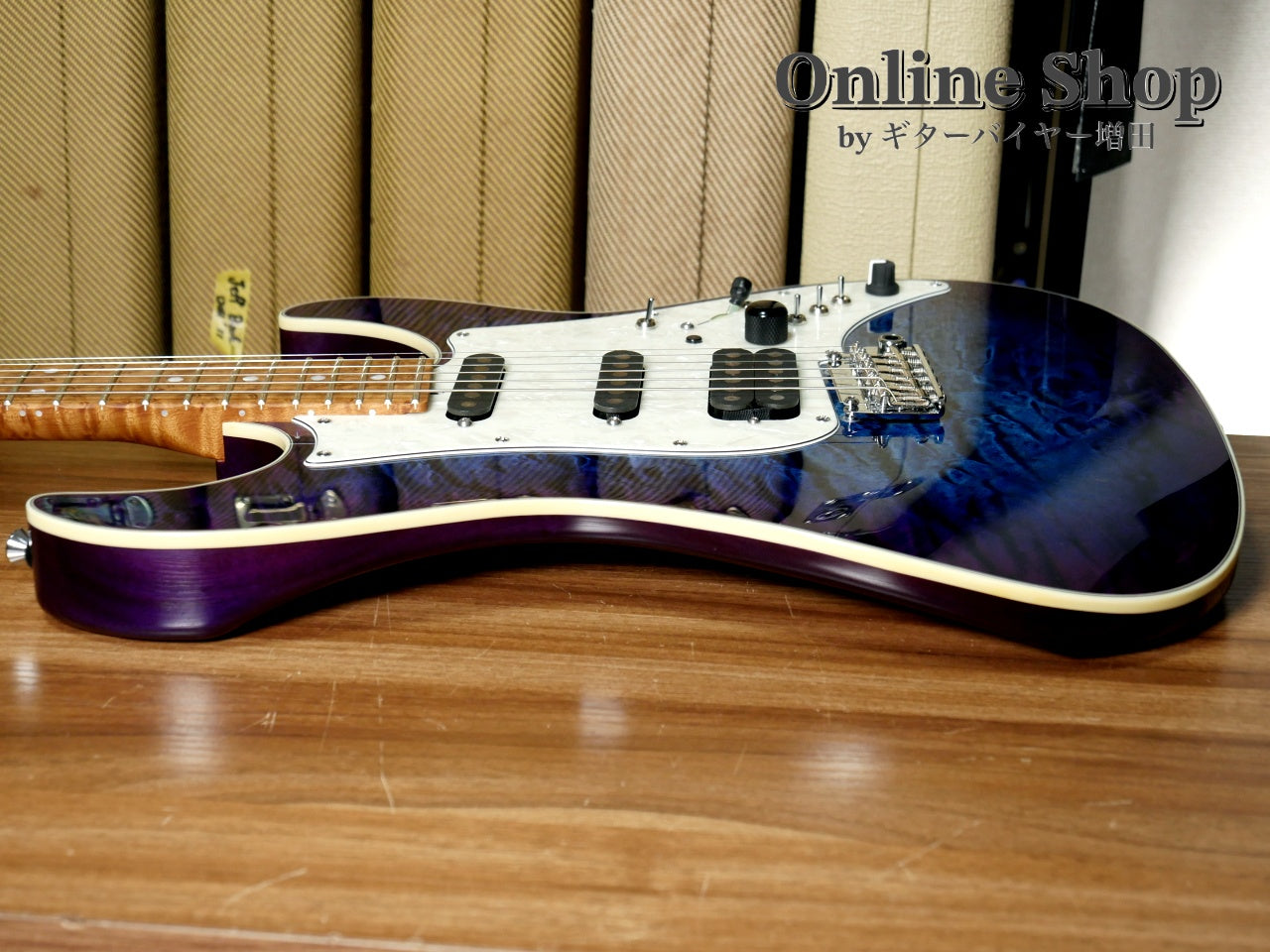 USED 2024 James Tyler USA Studio Elite QMT Blue / Purple Burst