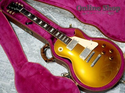 USED 1994 Gibson Custom Shop Historic Collection 1957 Les Paul Goldtop Reissue Antique Gold