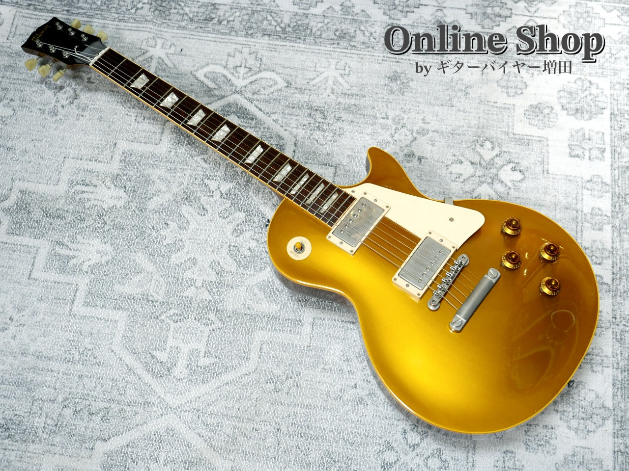 USED 1994 Gibson Custom Shop Historic Collection 1957 Les Paul Goldtop Reissue Antique Gold
