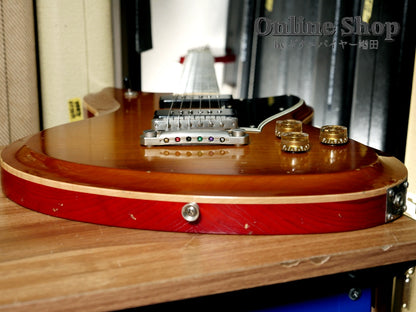 USED 2025 Novo Guitars "Dealer Limited" Chambered Serus P2 Light Distress Faded Tea Burst with Faded Cherry Back