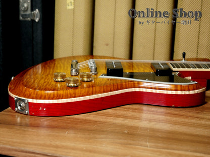 USED 2025 Novo Guitars "Dealer Limited" Chambered Serus P2 Light Distress Faded Tea Burst with Faded Cherry Back