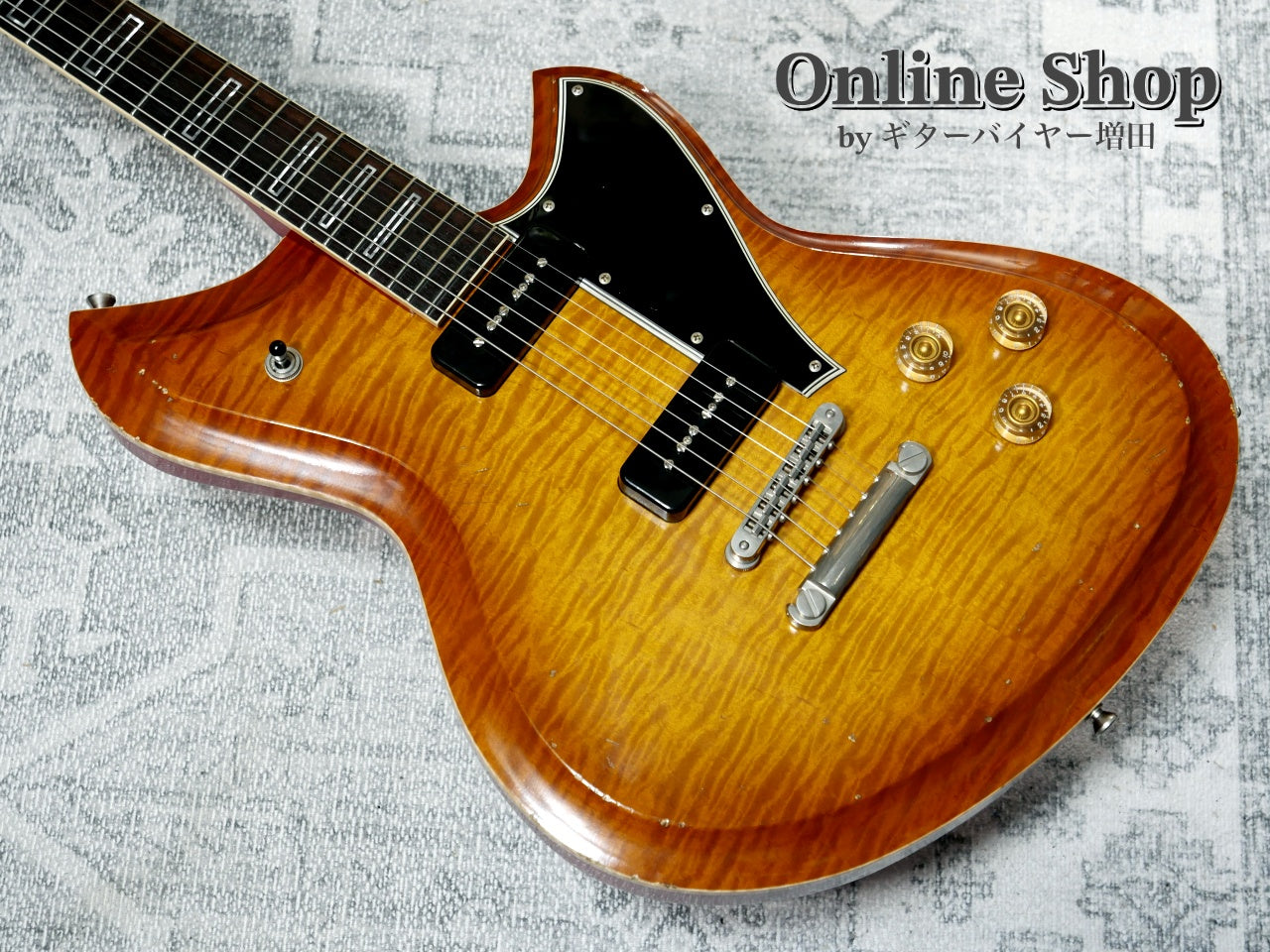 USED 2025 Novo Guitars "Dealer Limited" Chambered Serus P2 Light Distress Faded Tea Burst with Faded Cherry Back