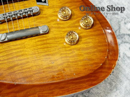USED 2025 Novo Guitars "Dealer Limited" Chambered Serus P2 Light Distress Faded Tea Burst with Faded Cherry Back