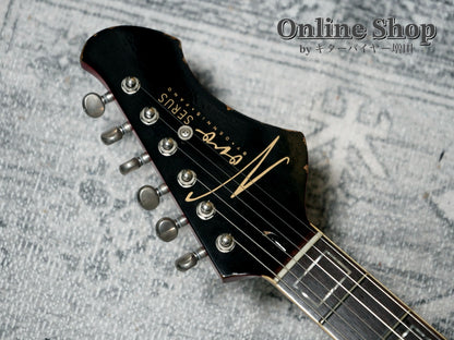 USED 2025 Novo Guitars "Dealer Limited" Chambered Serus P2 Light Distress Faded Tea Burst with Faded Cherry Back