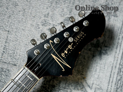 USED 2025 Novo Guitars "Dealer Limited" Chambered Serus P2 Light Distress Faded Tea Burst with Faded Cherry Back