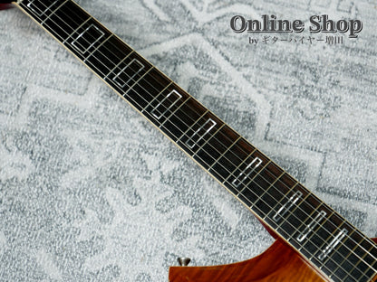 USED 2025 Novo Guitars "Dealer Limited" Chambered Serus P2 Light Distress Faded Tea Burst with Faded Cherry Back