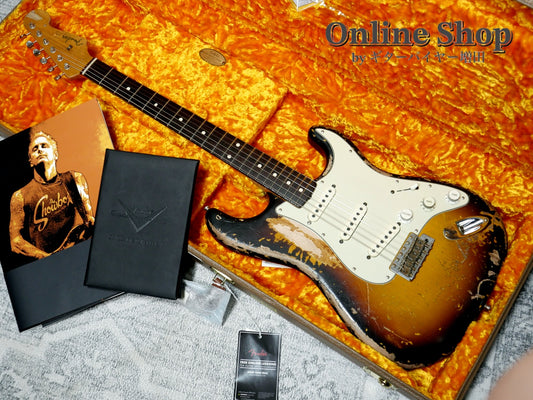 USED 2022 Fender Custom Shop MBS "Vincent Van Trigt" Mike McCready 1960 Stratocaster Faded 3-Color Sunburst