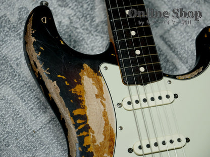 USED 2022 Fender Custom Shop MBS "Vincent Van Trigt" Mike McCready 1960 Stratocaster Faded 3-Color Sunburst