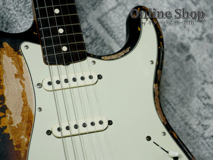 USED 2022 Fender Custom Shop MBS "Vincent Van Trigt" Mike McCready 1960 Stratocaster Faded 3-Color Sunburst