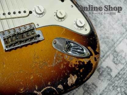 USED 2022 Fender Custom Shop MBS "Vincent Van Trigt" Mike McCready 1960 Stratocaster Faded 3-Color Sunburst