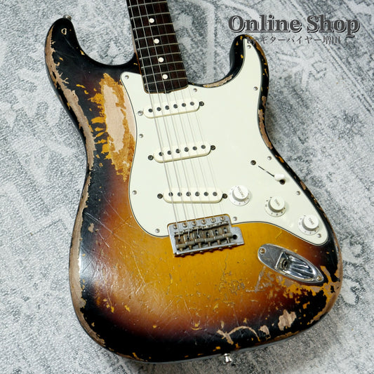 USED 2022 Fender Custom Shop MBS "Vincent Van Trigt" Mike McCready 1960 Stratocaster Faded 3-Color Sunburst