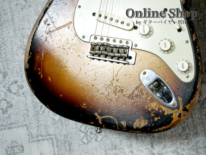 USED 2022 Fender Custom Shop MBS "Vincent Van Trigt" Mike McCready 1960 Stratocaster Faded 3-Color Sunburst