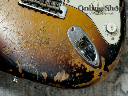 USED 2022 Fender Custom Shop MBS "Vincent Van Trigt" Mike McCready 1960 Stratocaster Faded 3-Color Sunburst