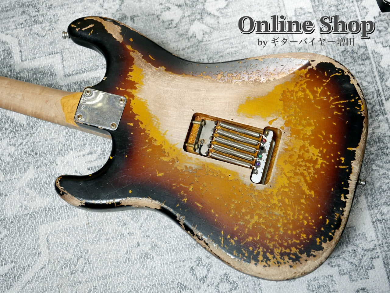 USED 2022 Fender Custom Shop MBS "Vincent Van Trigt" Mike McCready 1960 Stratocaster Faded 3-Color Sunburst