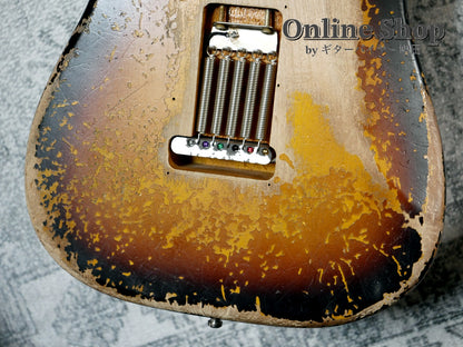 USED 2022 Fender Custom Shop MBS "Vincent Van Trigt" Mike McCready 1960 Stratocaster Faded 3-Color Sunburst