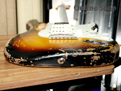USED 2022 Fender Custom Shop MBS "Vincent Van Trigt" Mike McCready 1960 Stratocaster Faded 3-Color Sunburst