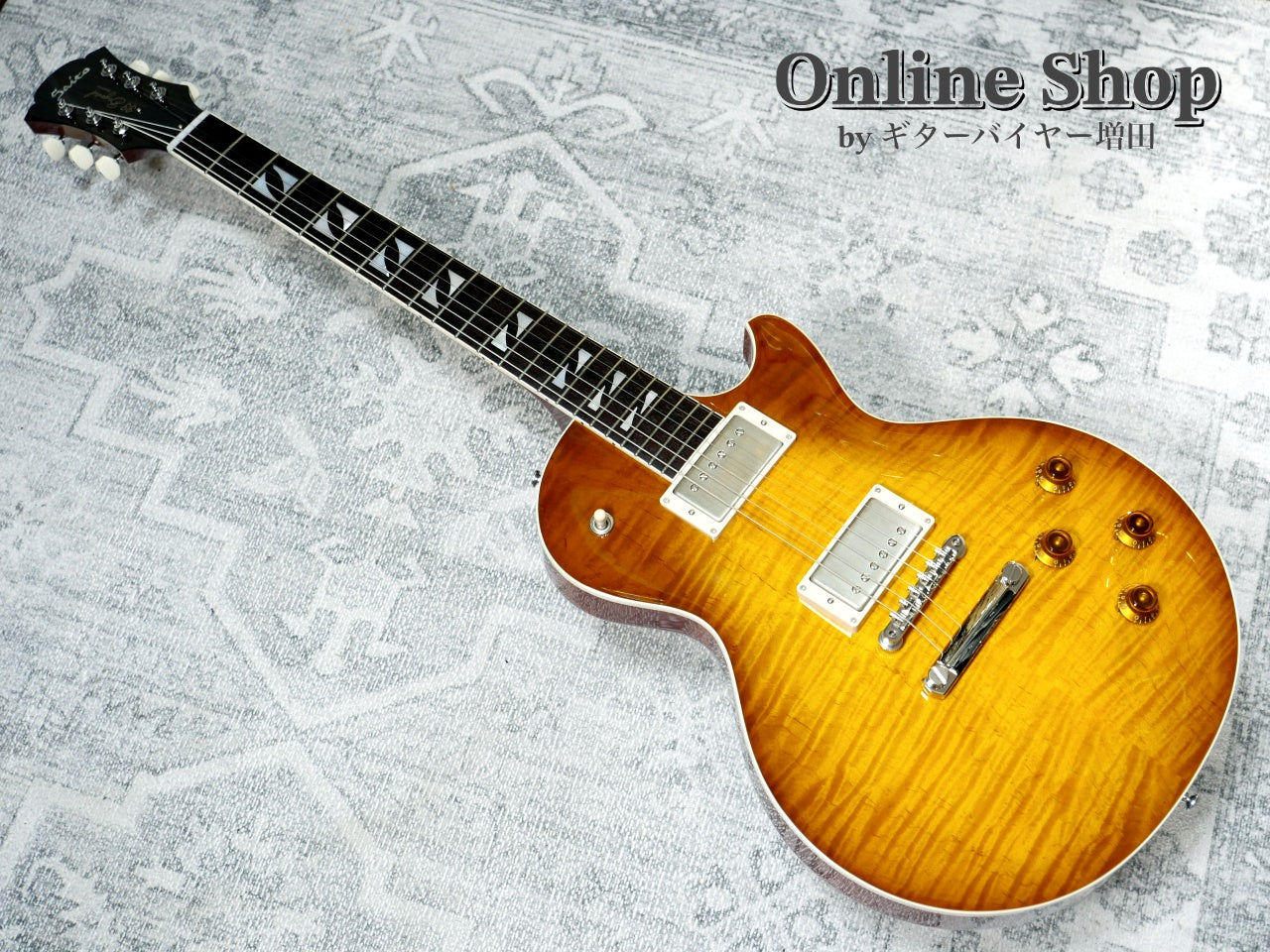 USED 2025 Saito Guitars 33Beyond Green Burst