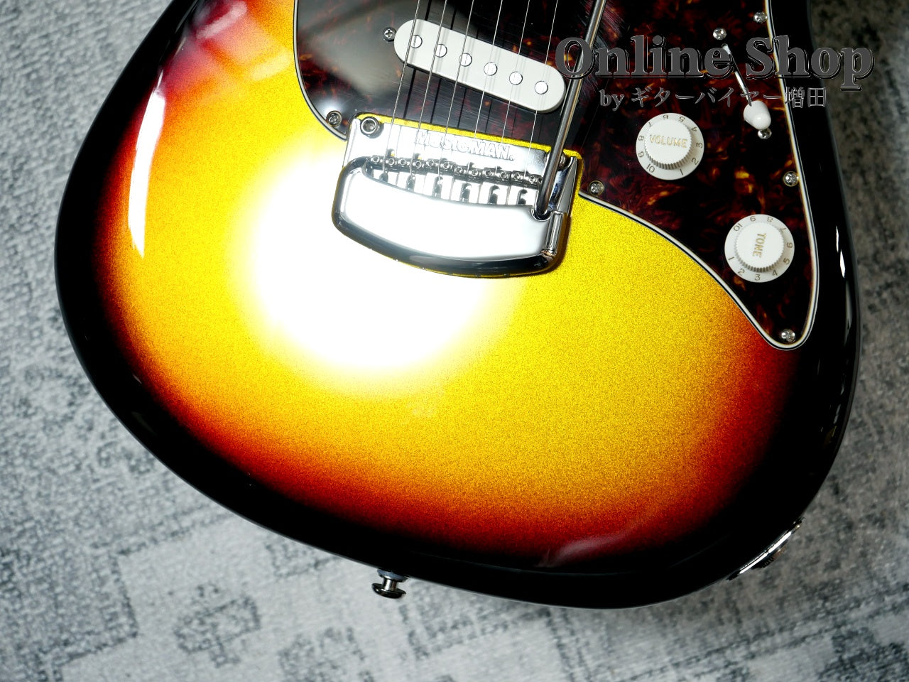 USED 2023 Musicman Cutlass HT SSS Trem Showtime Sunburst