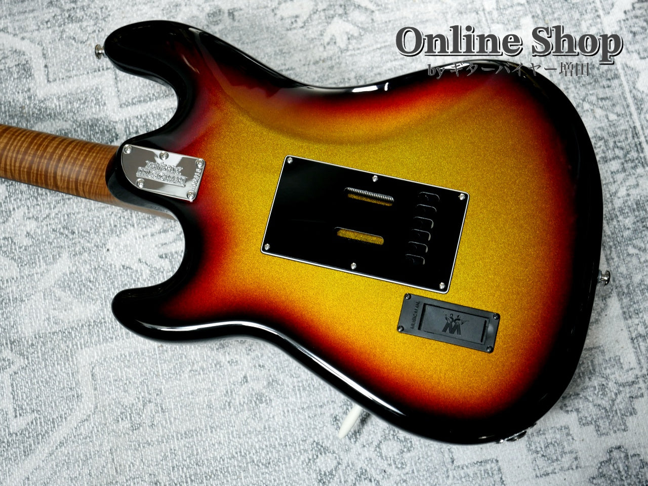 USED 2023 Musicman Cutlass HT SSS Trem Showtime Sunburst
