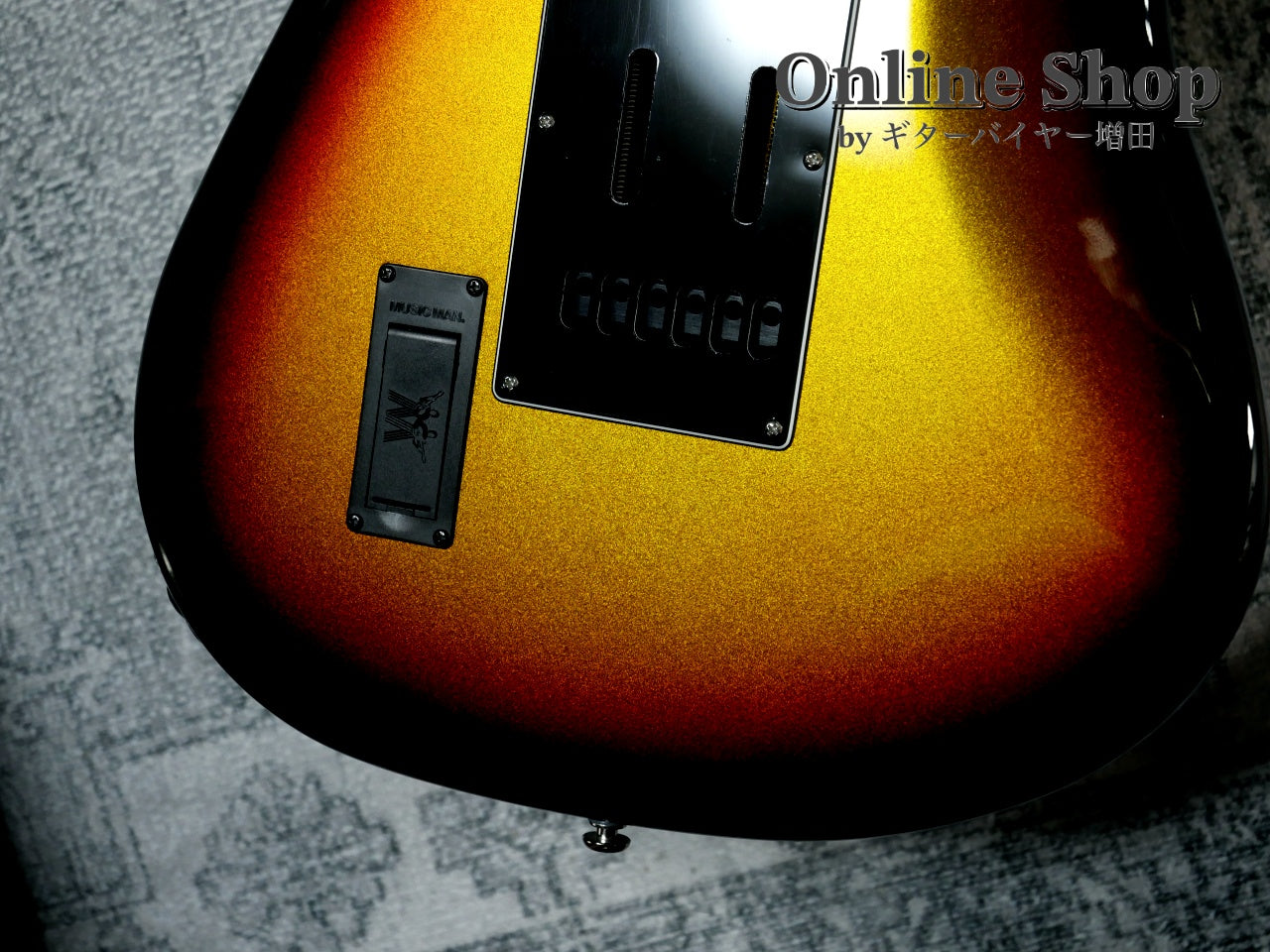 USED 2023 Musicman Cutlass HT SSS Trem Showtime Sunburst