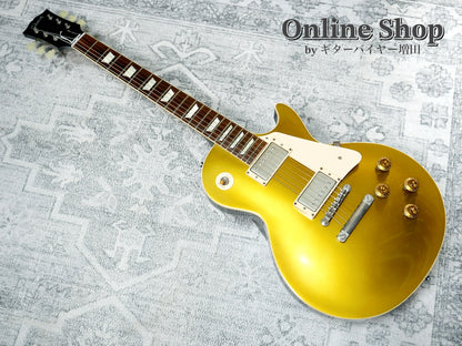 USED 2014 Gibson Custom Shop Historic Collection 1957 Les Paul Goldtop Reissue VOS Antique Gold / Dark Back