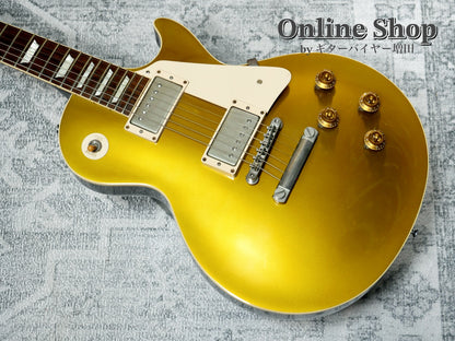 USED 2014 Gibson Custom Shop Historic Collection 1957 Les Paul Goldtop Reissue VOS Antique Gold / Dark Back