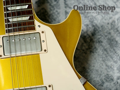 USED 2014 Gibson Custom Shop Historic Collection 1957 Les Paul Goldtop Reissue VOS Antique Gold / Dark Back