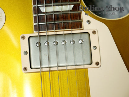 USED 2014 Gibson Custom Shop Historic Collection 1957 Les Paul Goldtop Reissue VOS Antique Gold / Dark Back