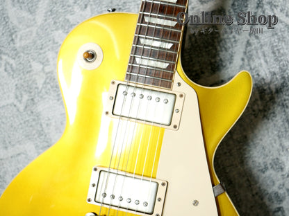 USED 2014 Gibson Custom Shop Historic Collection 1957 Les Paul Goldtop Reissue VOS Antique Gold / Dark Back
