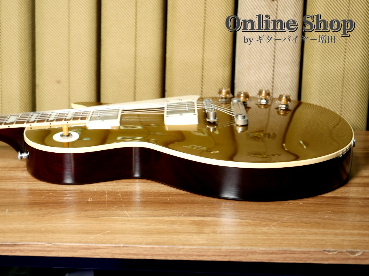 USED 2014 Gibson Custom Shop Historic Collection 1957 Les Paul Goldtop Reissue VOS Antique Gold / Dark Back