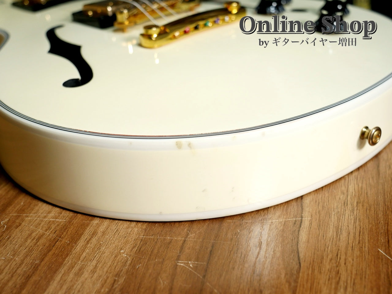 USED 2017 Gibson Memphis LIMITED EDITION Alex Lifeson ES-Les Paul Custom Classic White