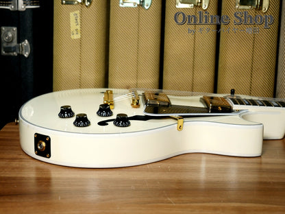 USED 2017 Gibson Memphis LIMITED EDITION Alex Lifeson ES-Les Paul Custom Classic White