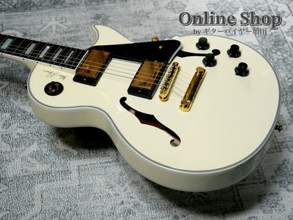 USED 2017 Gibson Memphis LIMITED EDITION Alex Lifeson ES-Les Paul Custom Classic White