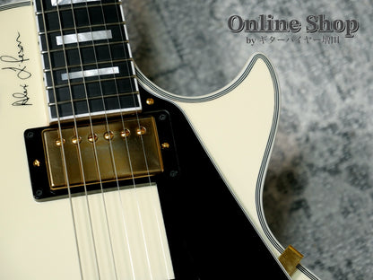 USED 2017 Gibson Memphis LIMITED EDITION Alex Lifeson ES-Les Paul Custom Classic White