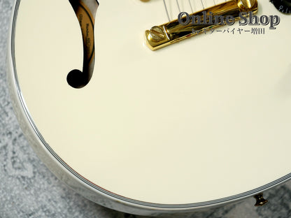 USED 2017 Gibson Memphis LIMITED EDITION Alex Lifeson ES-Les Paul Custom Classic White