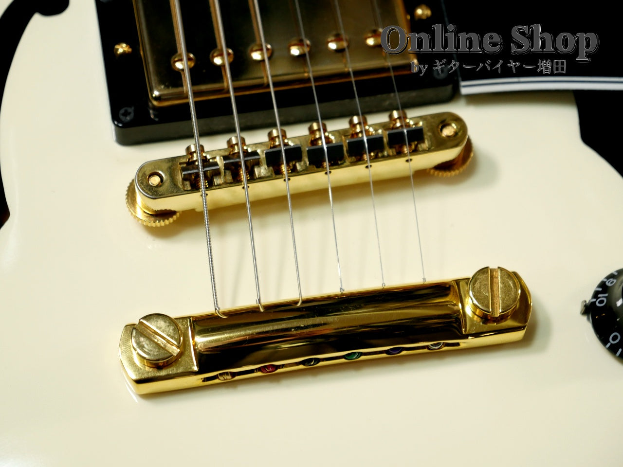 USED 2017 Gibson Memphis LIMITED EDITION Alex Lifeson ES-Les Paul Custom Classic White
